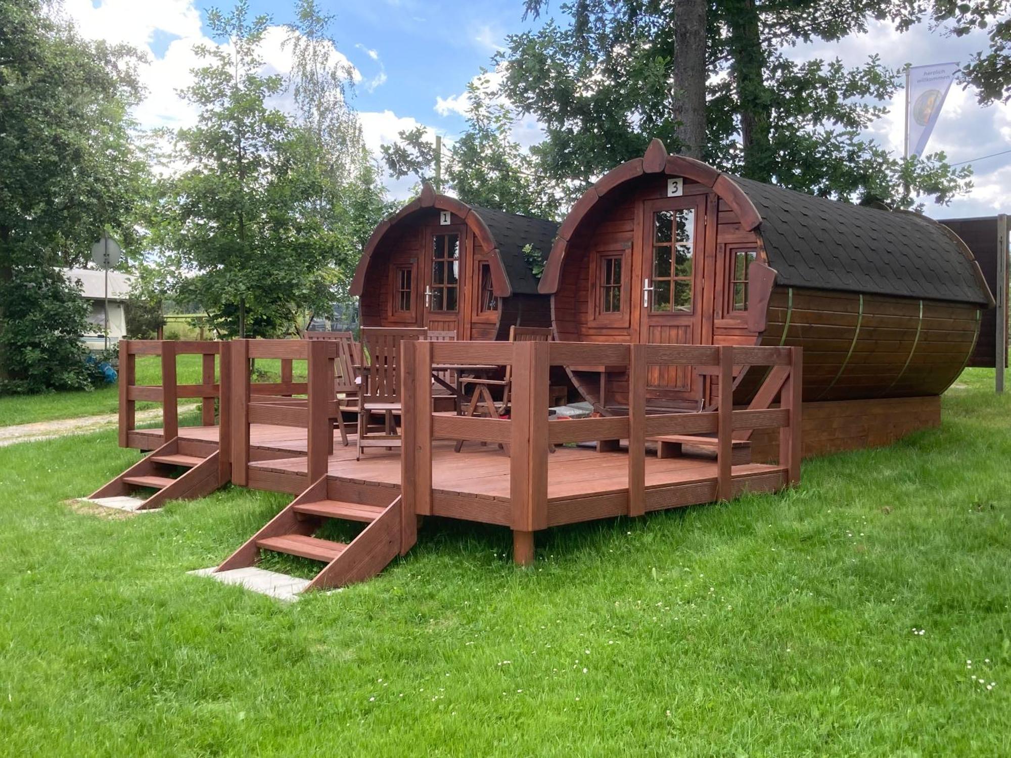 Campingplatz Koberbachtalsperre - Campingfass Mieten Langenbernsdorf エクステリア 写真