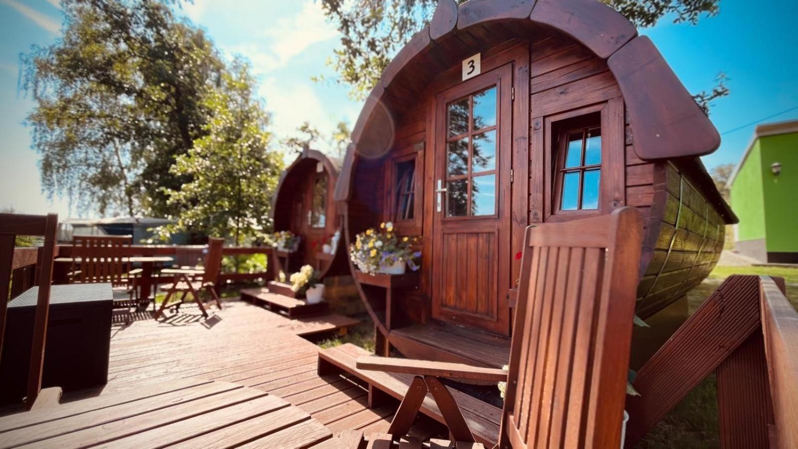 Campingplatz Koberbachtalsperre - Campingfass Mieten Langenbernsdorf エクステリア 写真