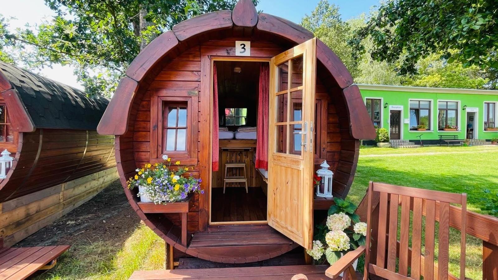 Campingplatz Koberbachtalsperre - Campingfass Mieten Langenbernsdorf エクステリア 写真